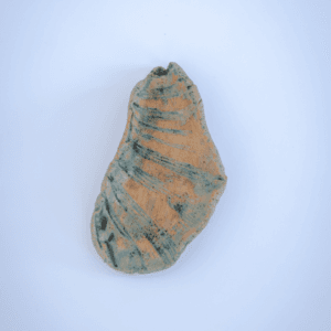 Ręcznie wykonana ceramiczna podstawka, w kolorze morskim, idealna na biżuterie lub kadzidło