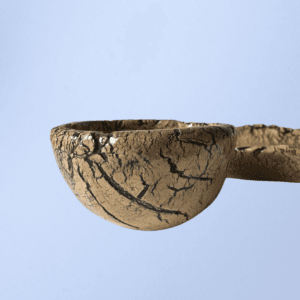 Ręcznie wykonany ceramiczny zestaw do sushi, w kolorze piaskowym